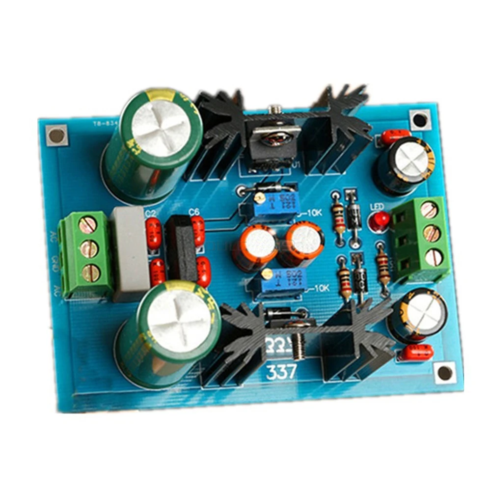 DC 1.25-37V LM317 LM337 Adjustable Filtering Power Supply Module DIY Kits AC/DC Voltage Regulator