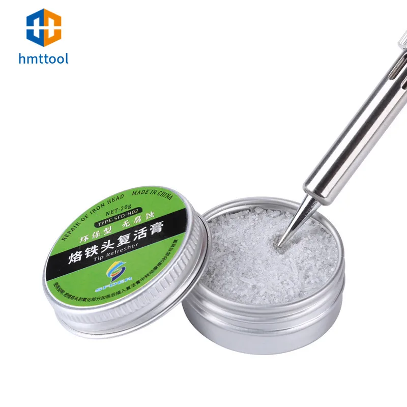 Lead Free Soldering Iron Tip Refresher Solder Cream Clean Paste For Oxide Solder Iron Tip Head Resurrection Tools