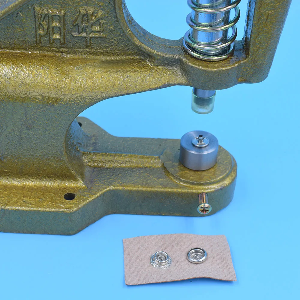 50sets 4 optional colors metal  Ring Spring Type snap with suited mold press stud buttons die fasten tool for DIY bulk clothing
