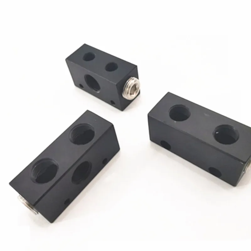 

2pcs CNC turning lathe block universal slub tube base oil pipe base multi-channel cooling pipe base
