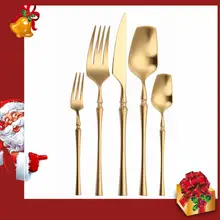 Gold Finish Stainless Steel Cutlery Set #3