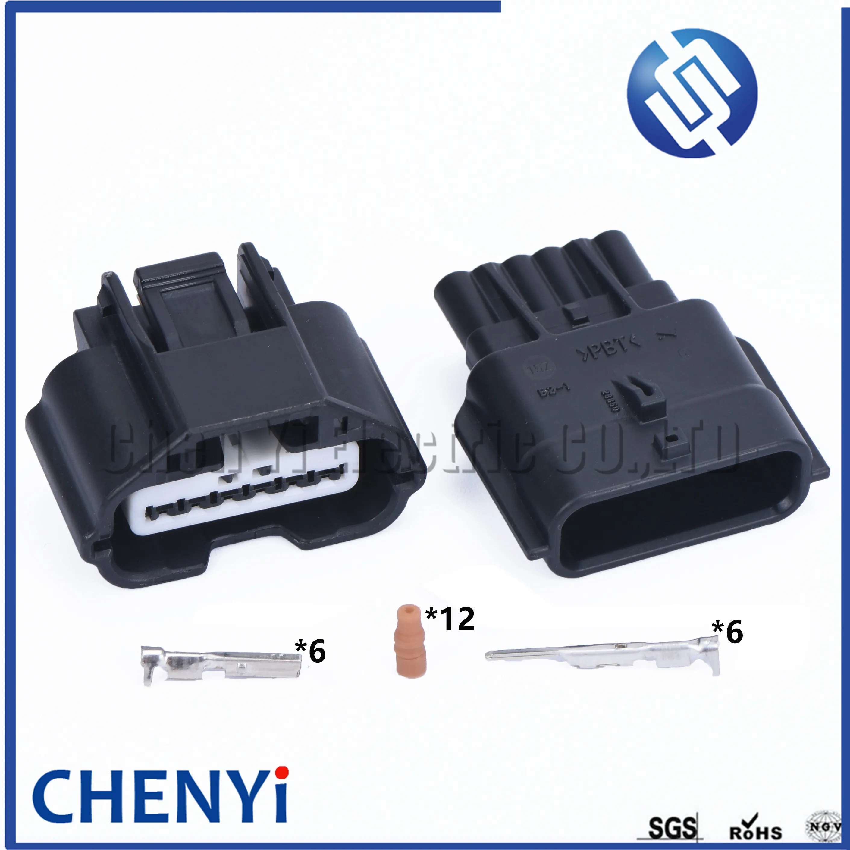 1 set 6 Pin (0.6)female or male car PDC parking sensors waterproof auto Harness connector MG643284-5 for Toyota Hyundai