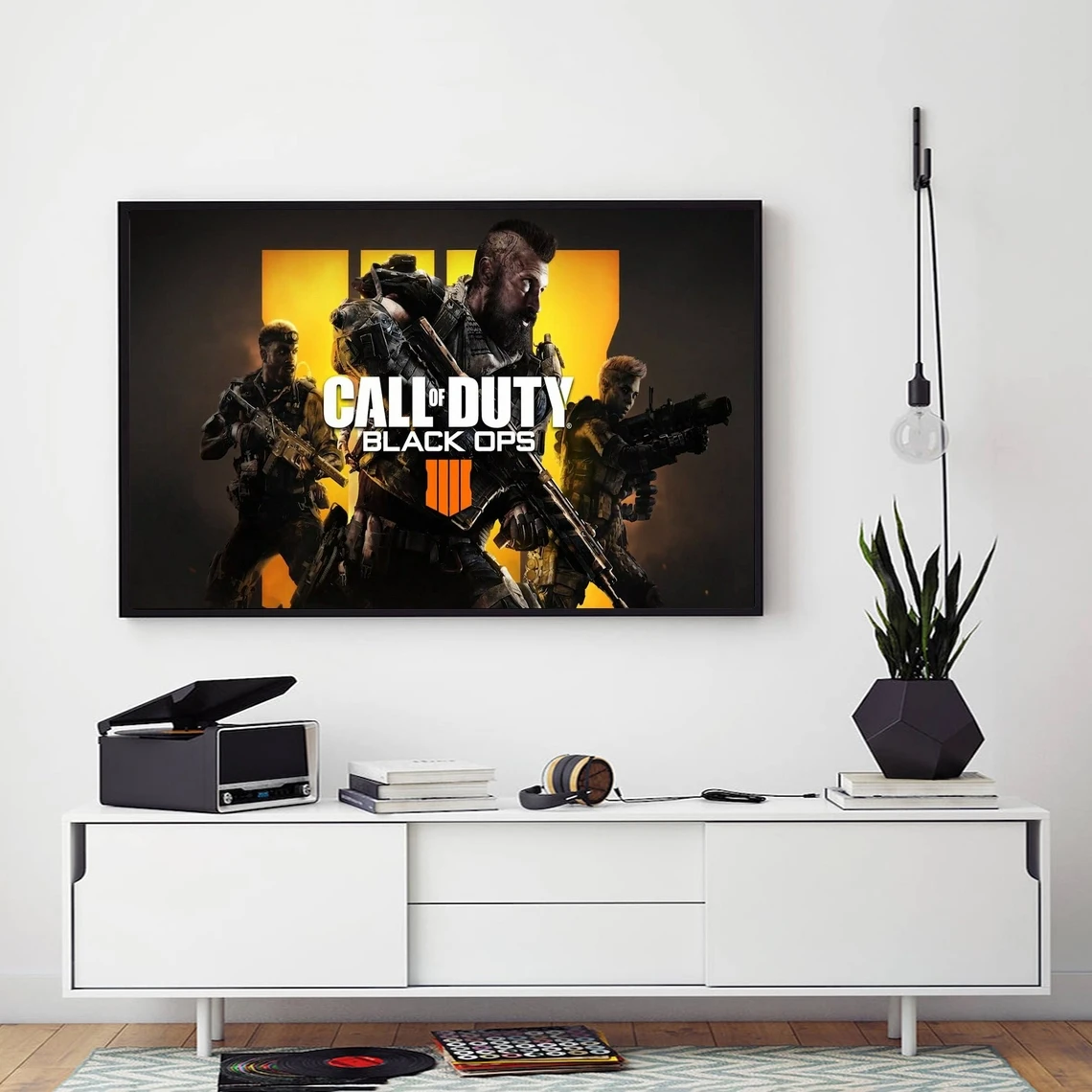 Call Of Duty Black Ops Video Game Poster Art Print Canvas Painting Wall Pictures Living Room Home Decor (No Frame)