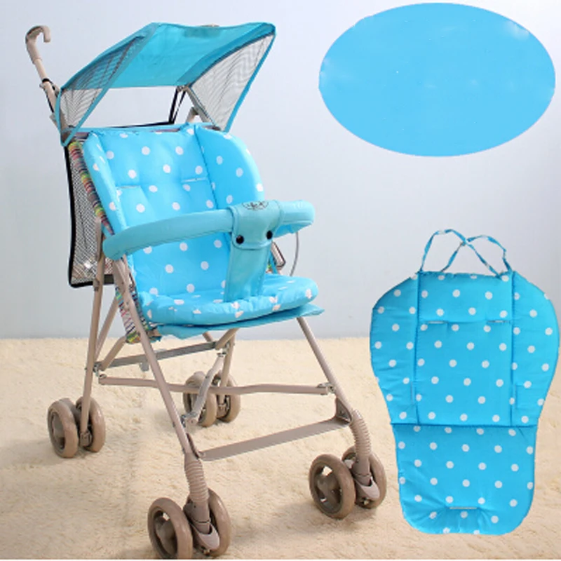 Almohadilla de asiento de coche para bebé, funda de algodón cómoda para cochecito de bebé, cojín para cochecito, colchón, 5 colores opcionales