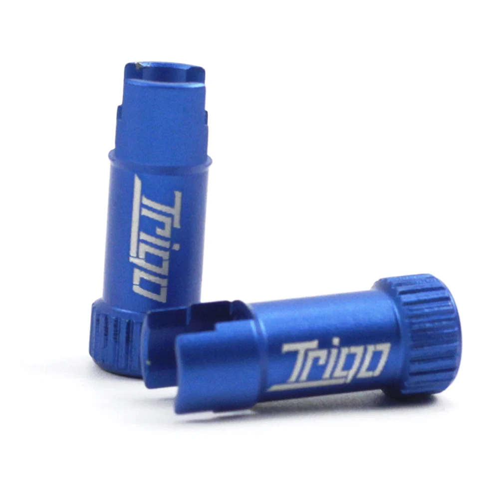 TRIGO Alloy Bike Presta Valve Cap Tool High Pressure Spikes Tire Valve Dust Cover Protector MTB Road Bicycle Accessories 2.4g