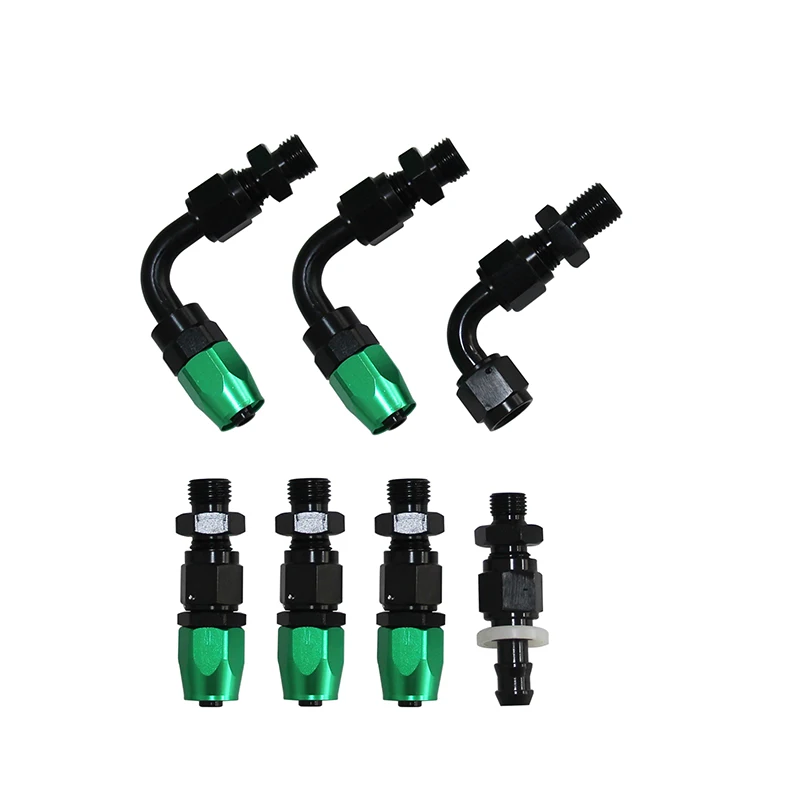 Đa Năng Có Thể Điều Chỉnh Áp Suất Nhiên Liệu Điều Tiết Dầu 160psi 100psi Đo AN6 AN 6 Áp Suất Nhiên Liệu Điều Chỉnh Bộ Lắp Cấp Nhiều Màu Sắc