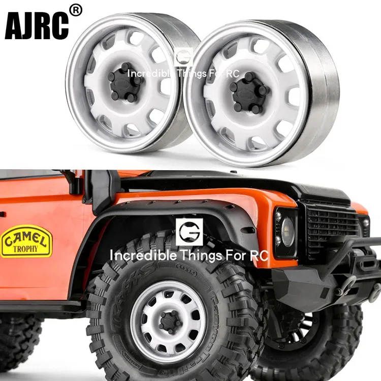 RC Model 1.9inch Metal Wheel Rim For 1/10 RC Crawler Car TRX-4 Defender Bronco TRX-6 D90 D110 Axial Scx10 90046