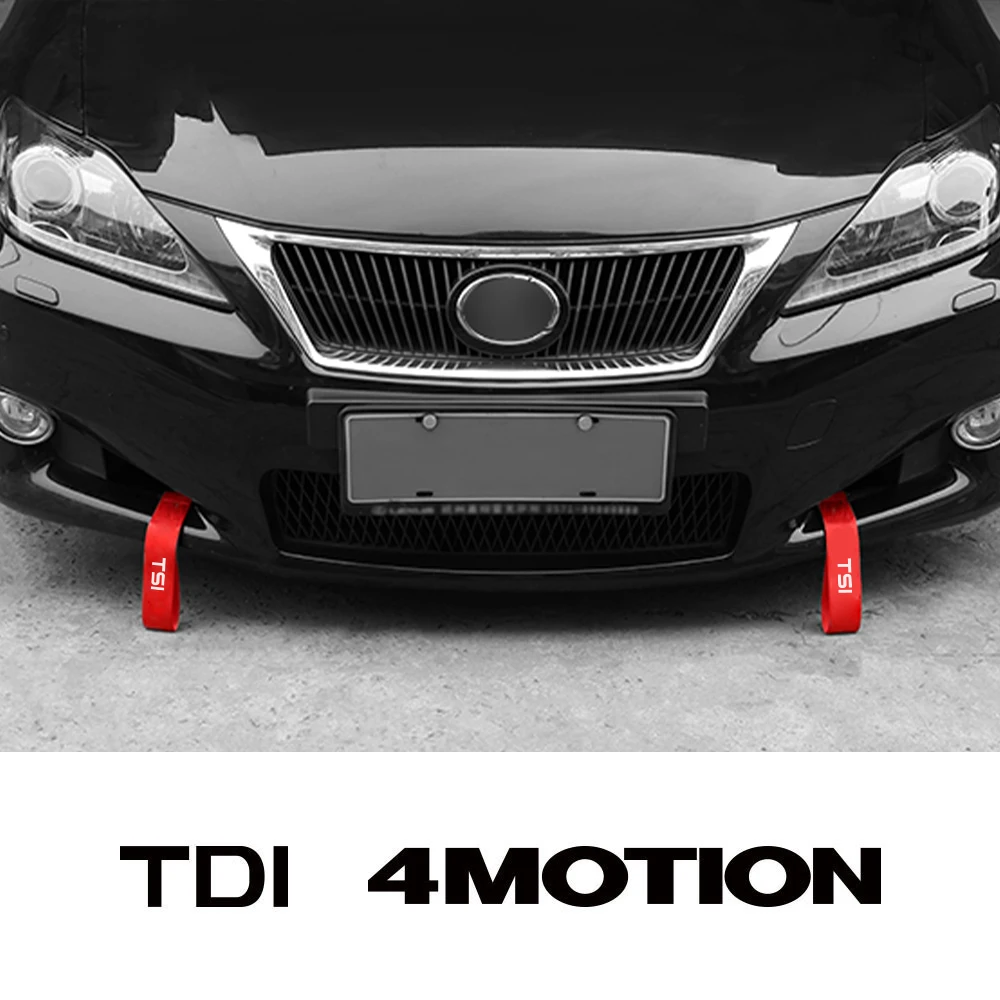 Car Bumper Nylon Towing Rope Strap Belt Auto Accessories For VW Volkswagen TSI TDI 4Motion Jetta Tiguan Touareg Beetle Arteon