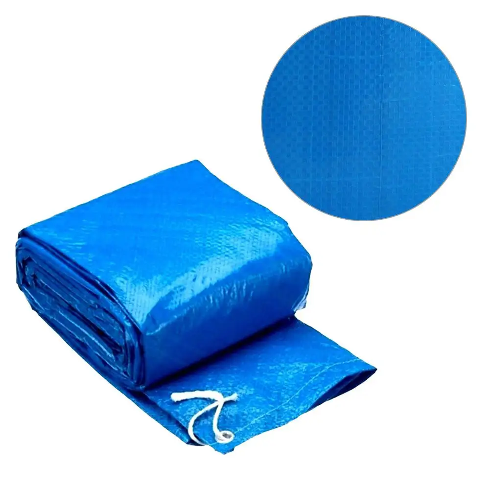 Waterproof Swimming Pool Cover Anti-UV Woven Rainproof Pool Cover Pool Dust Cover Durable Swimming Pool Supplies