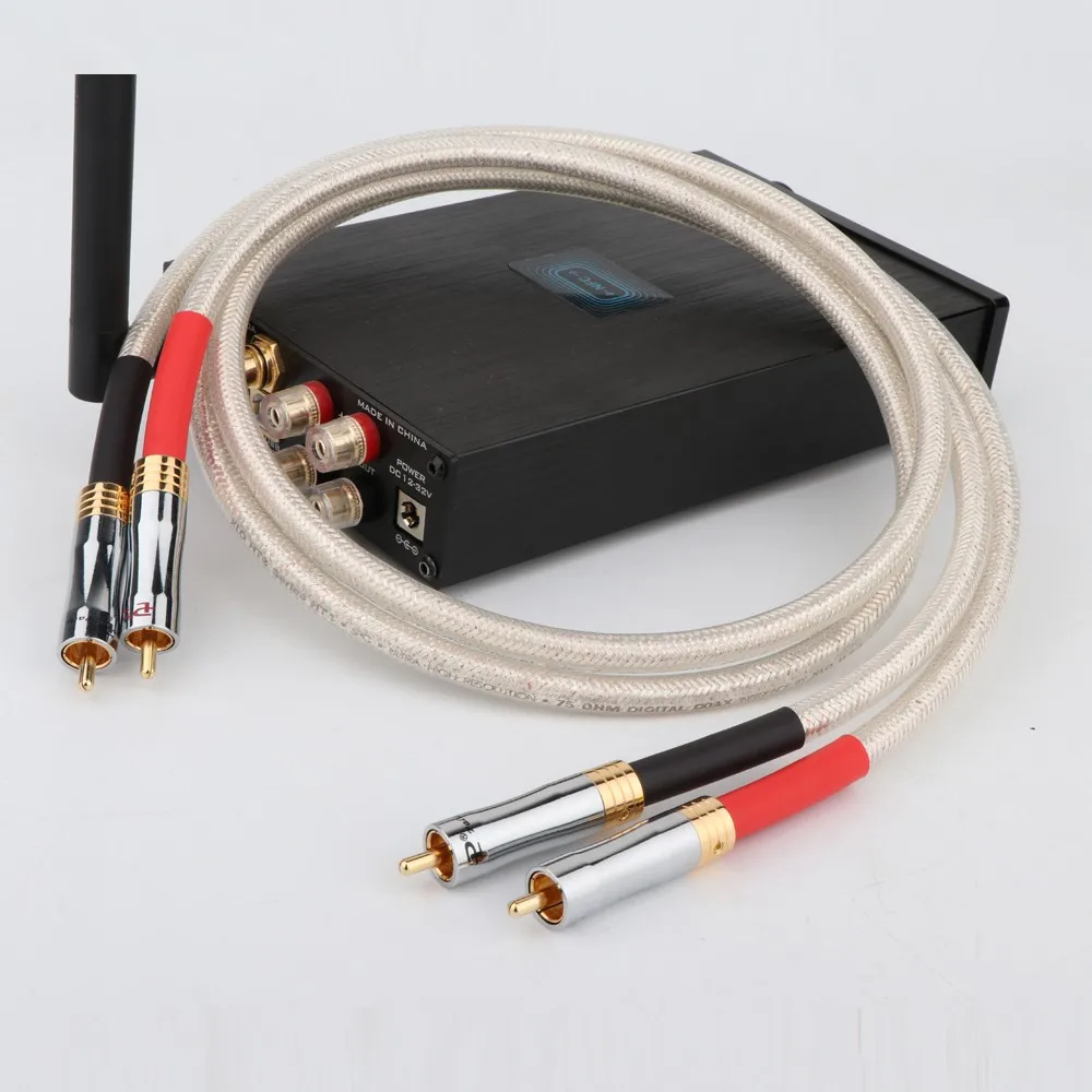 Preffair X414 HI-End OCC Silver Plated 75ohm Digital Coaxical Cable HIFI Digital Audio Video Wire