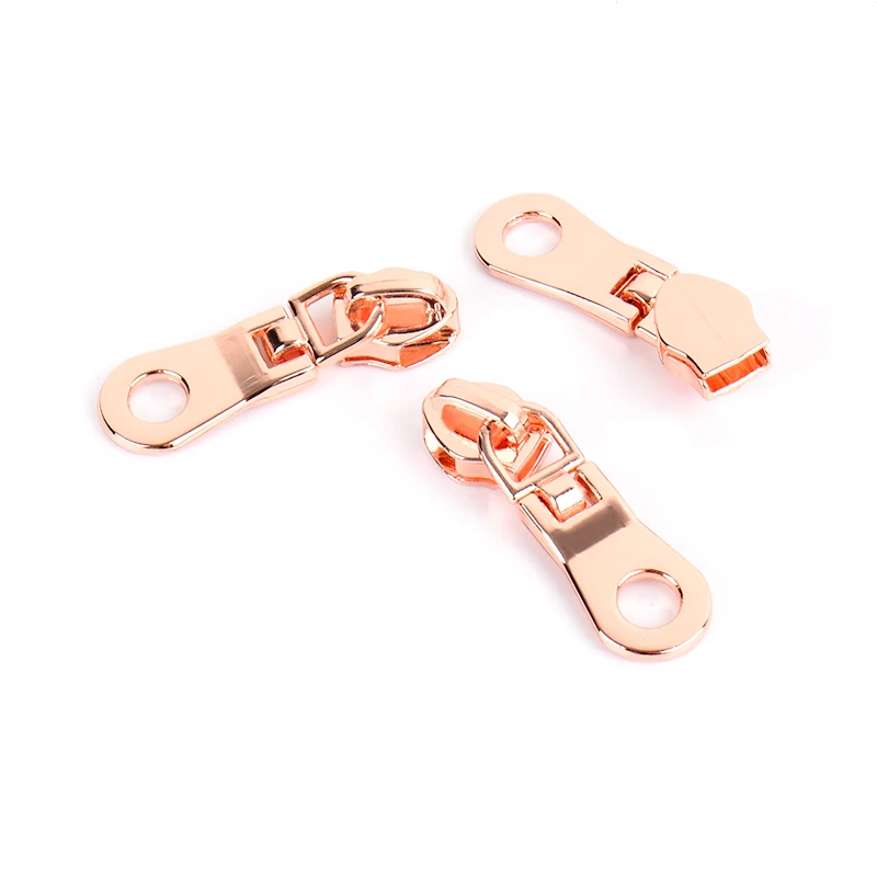 10pcs Bag Part Acccessories Nylon Zipper Pull Donuts Shape