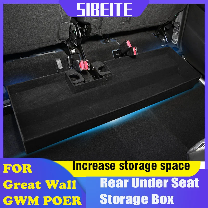 

FOR Great Wall GWM POER Under Seat Storage Box Rear Storage Box