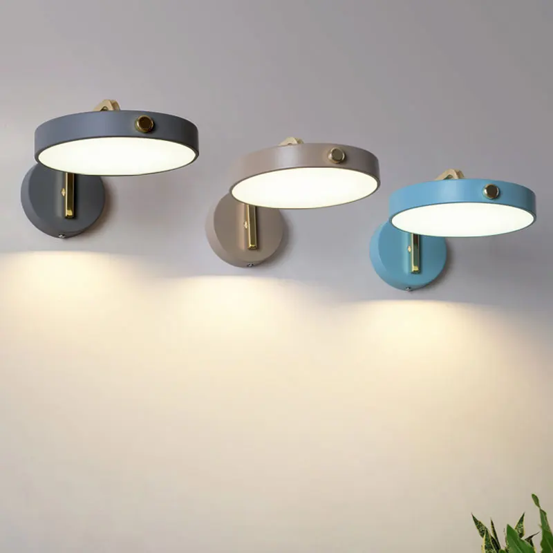 

Led Wall Lamp Modern Mirror Lights Nordic Wall Sconce Light Fixtures Bathroom Bedroom Indoor Wall Lamps Bedside Home Art Decor