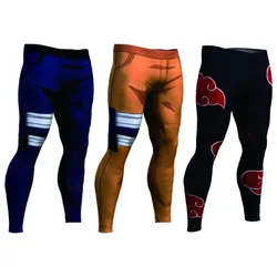 Mallas de compresión ajustadas para hombre, pantalones de deporte de secado rápido, para entrenamiento Fitness, correr o Yoga