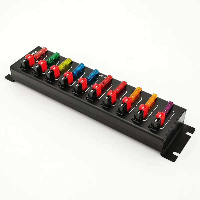 WL-30 10-poorts Anderson-connector Splitter Power Splitter Power Strip-bevestiging voor kortegolfradio's DC 36V 45A.