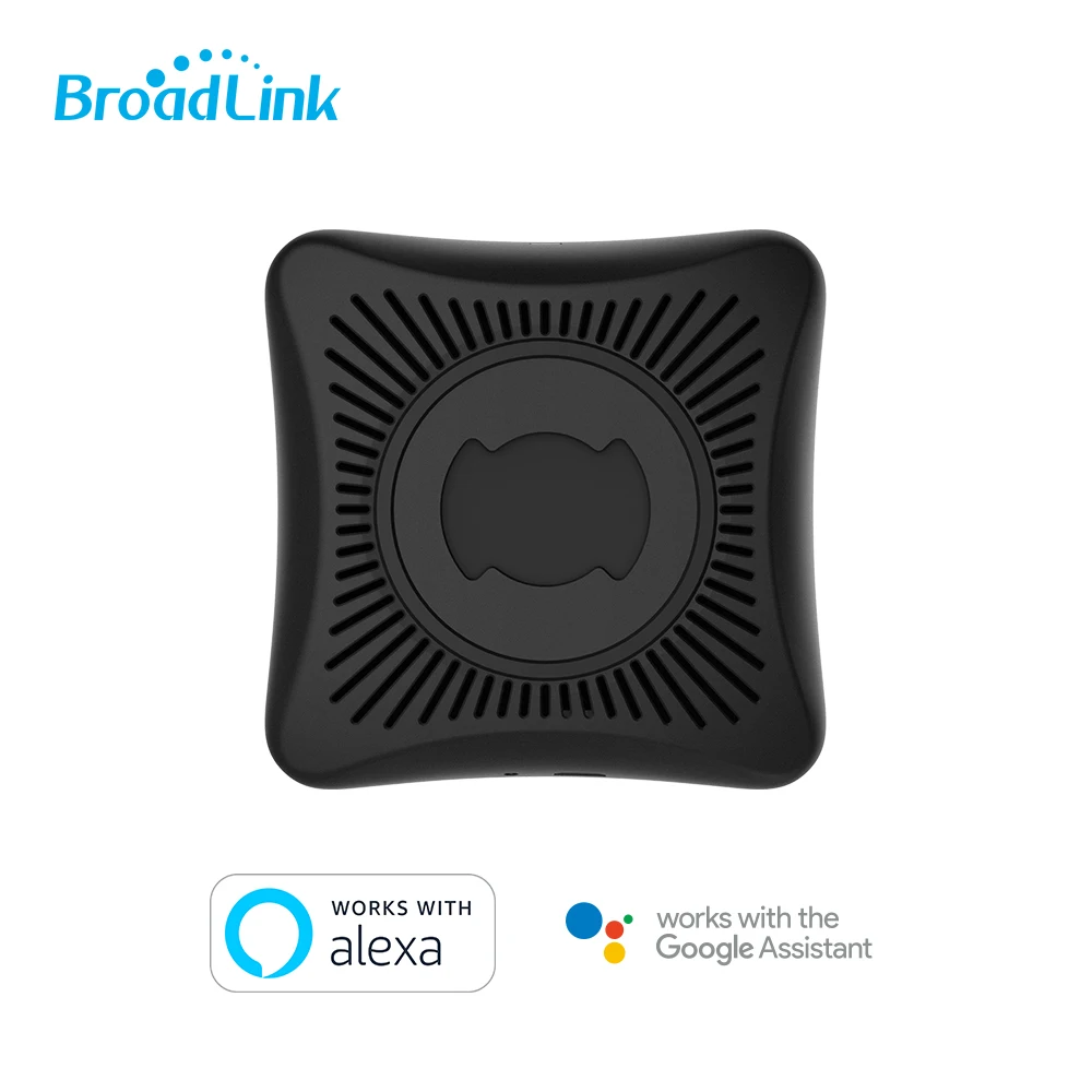 جهاز التحكم الصوتي عن بعد العالمي الذكي الجديد BroadLink RM4 Pro Wi-Fi مع Google Home وAlexa Smart Home HUB
