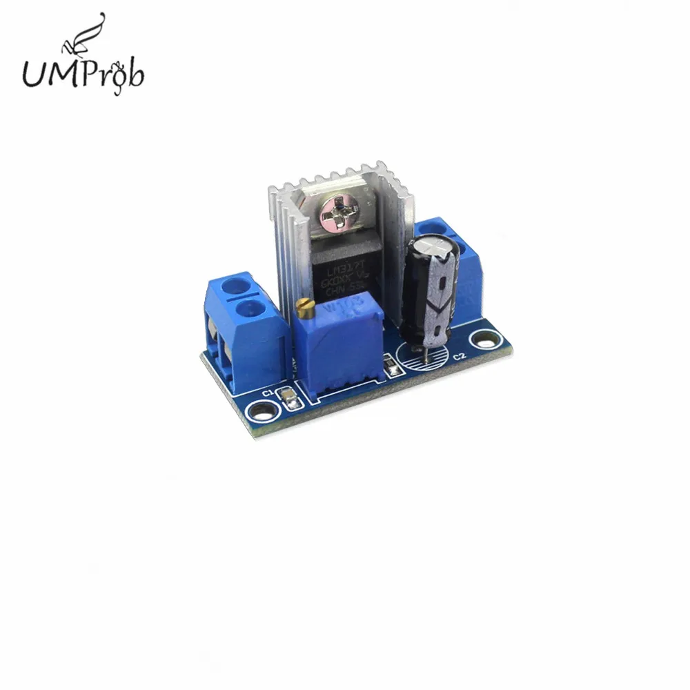 LM317 DC-DC Converter Buck Step Down Circuit Board Module Linear Regulator LM317 Adjustable Voltage Regulator Power Supply