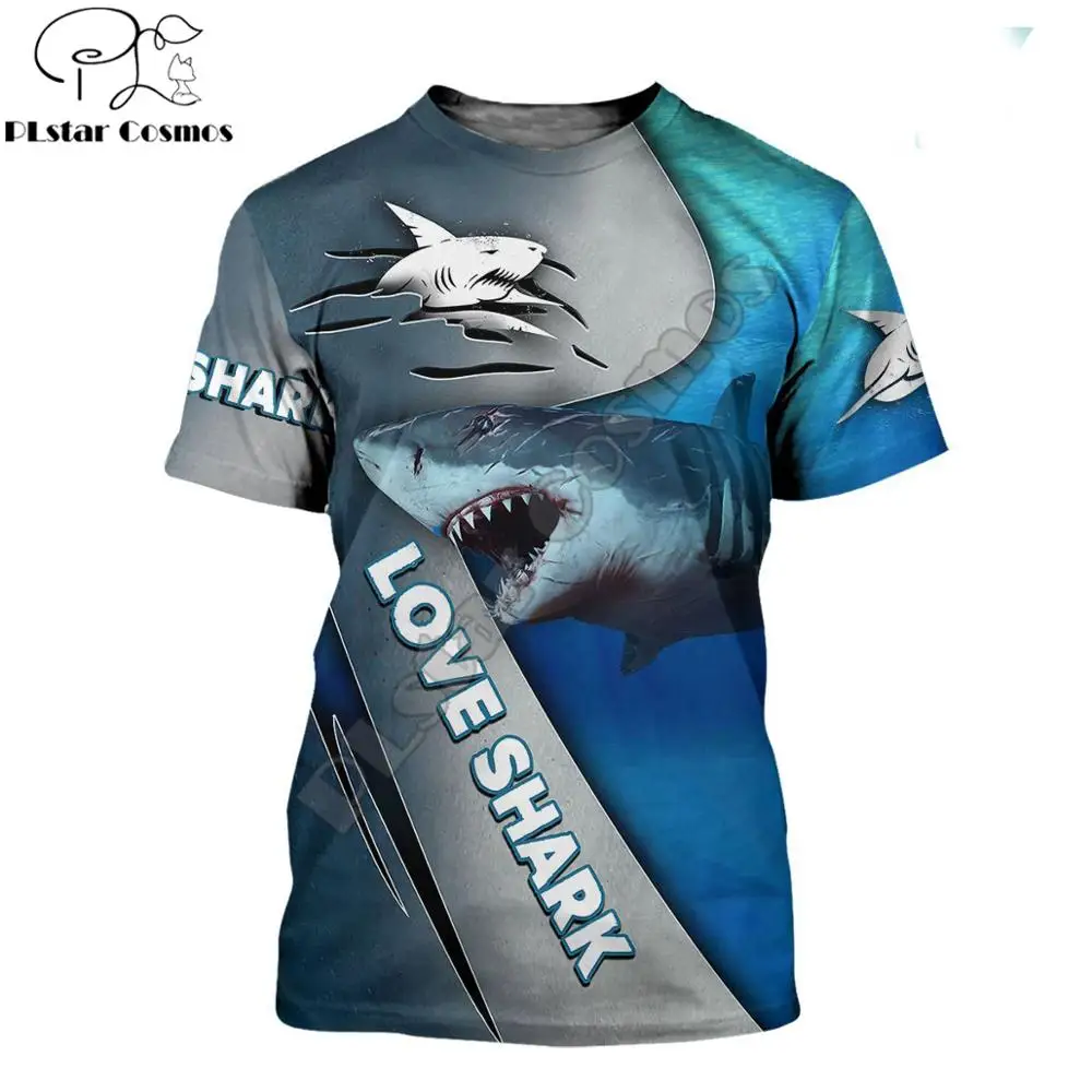 2020 Summer Fashion Animal Men t-shirt Shark/koala/horse 3D Printed Harajuku Short sleeve T shirts Unisex Casual tee tops KJ0148