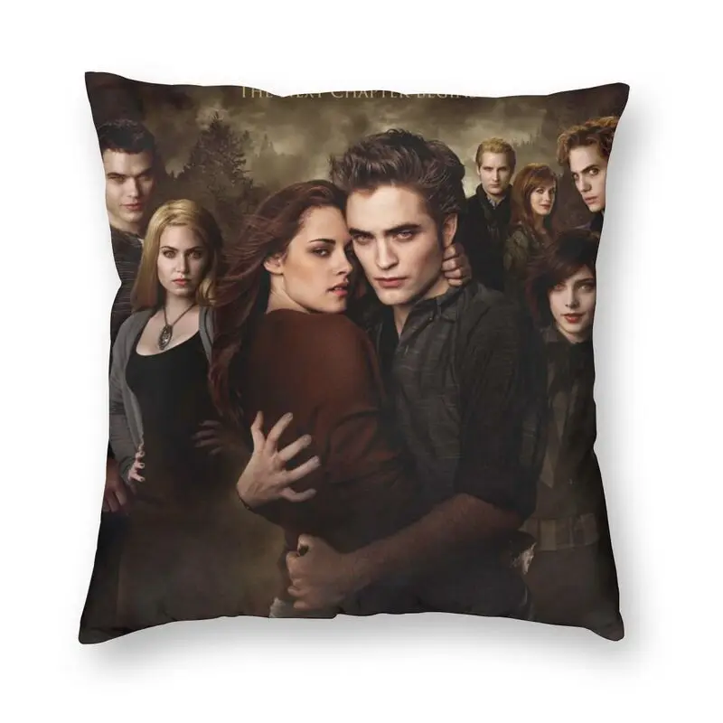 Vampire Fantasy Film The Twilight Saga Cushion Cover 40x40cm Home Decorative 3D Print Throw Pillow for Car Double Side