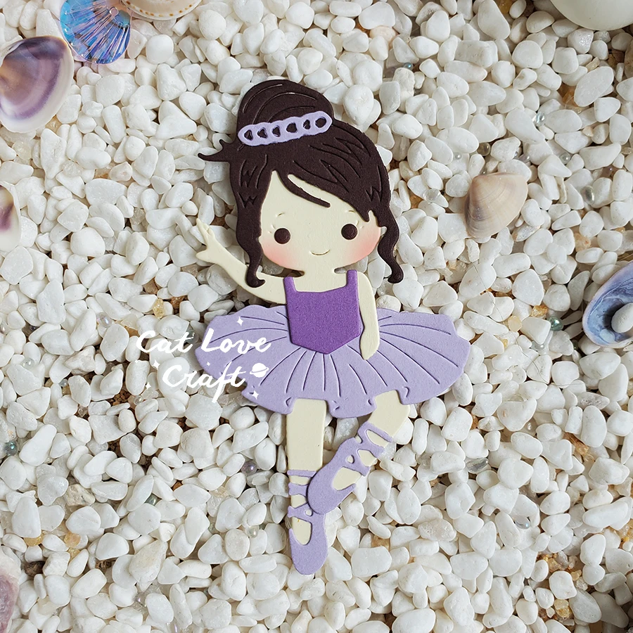 Catlove Ballerina Series Metal Cutting Dies Scrapbooking Mold Stencil Die Cuts Card Making DIY Craft Embossing New Dies For 2021