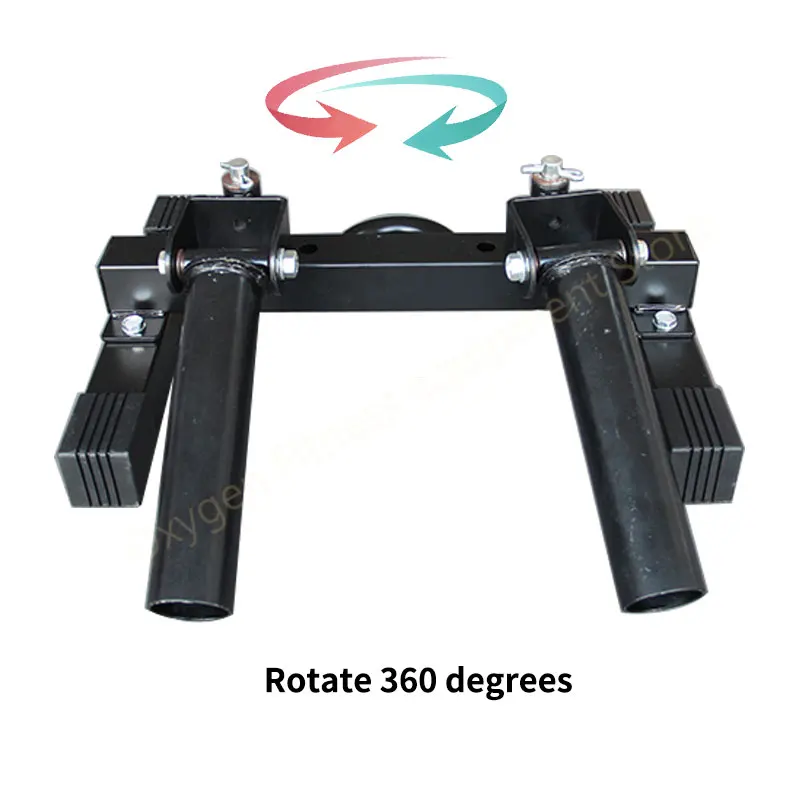 Piattaforma di fila T-bar per due barre da 50mm interfaccia Post Landmine Insert Attachment Machines Upper Body Back Deadlift Squat allenamenti