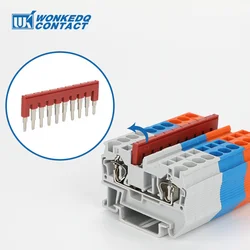 1Pc Fbs 10-6 Jumper 2/3/4/5/10 Contacten PT4 ST4 Din Terminal Blok wire Connector Plug-In Bridge FBS2/FBS3/FBS4/FBS5-6 FBS10-6