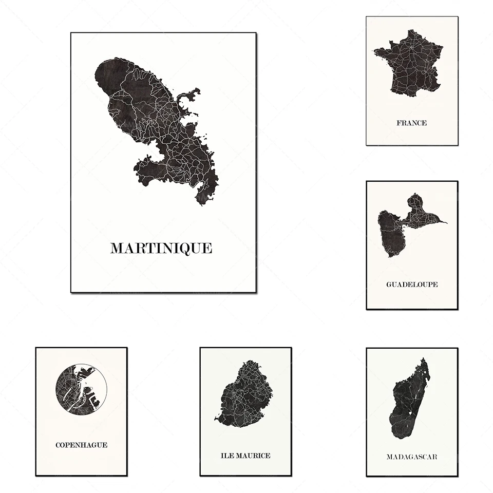 

Madagascar design map poster for decoration, personalized Father’s Day gift printed poster