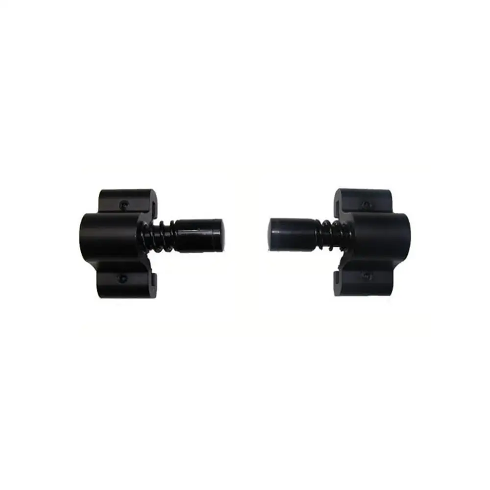 Gifsin-One Pair Sliding Barn Door Hardware Kit, Black Door Stoppers