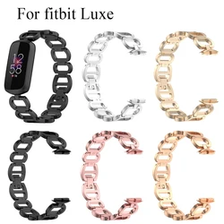 Fitbit Luxe-ステンレス鋼の時計バンド,新しい豪華なオリジナルアクセサリー,fitbit luxe用