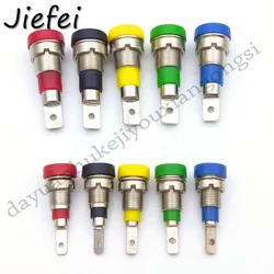 5Pcs New high quality Brass 2mm / 4mm Banana Female Jack Chassis Panel Mount Socket Connector for Non-Shrouded Banana Plug