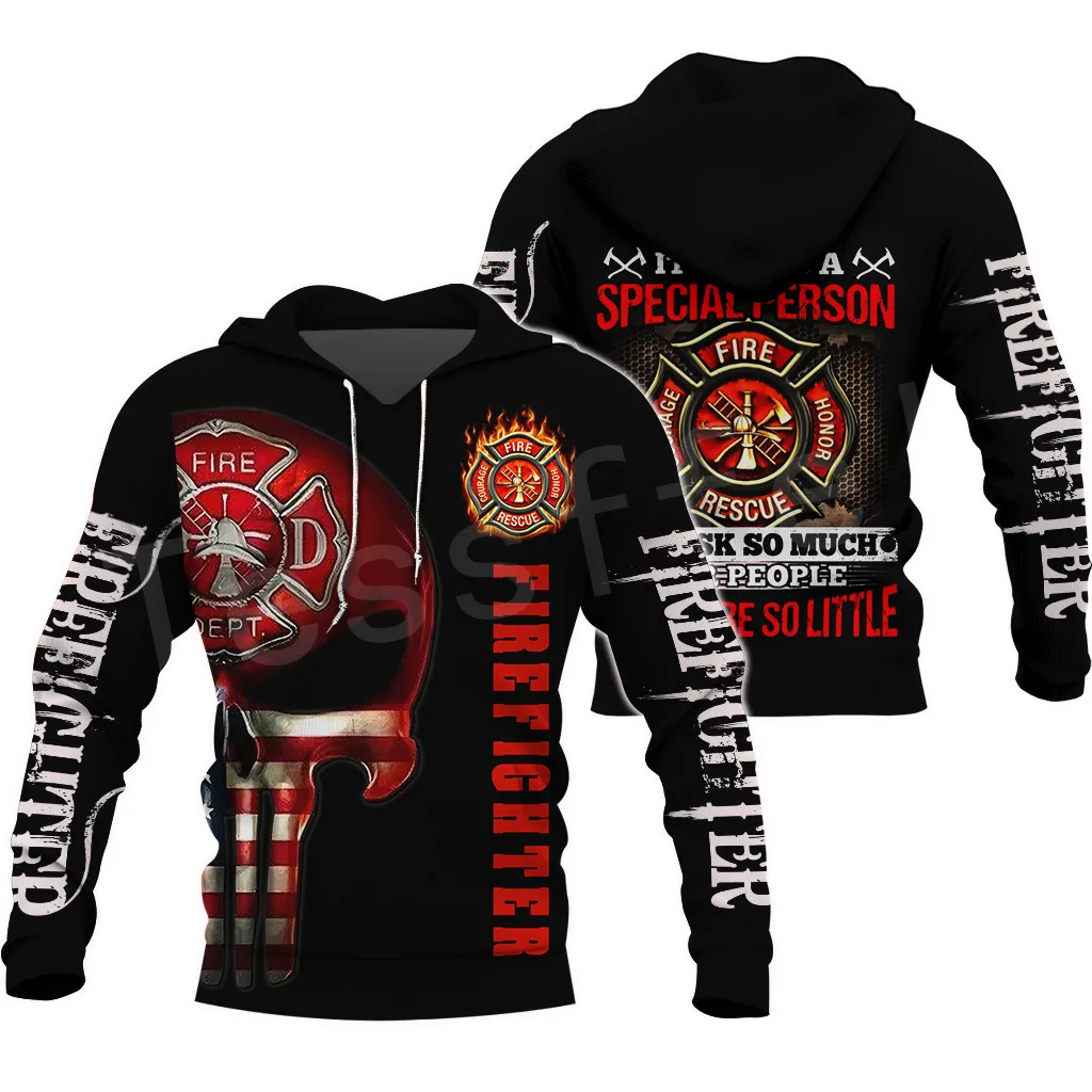 

Костюм пожарного tessвам, пуловер с принтом в стиле Харадзюку с изображением героев пожарной службы, новая мода, с молнией, толстовкой, свитшотом, курткой, мужской/женской строчкой