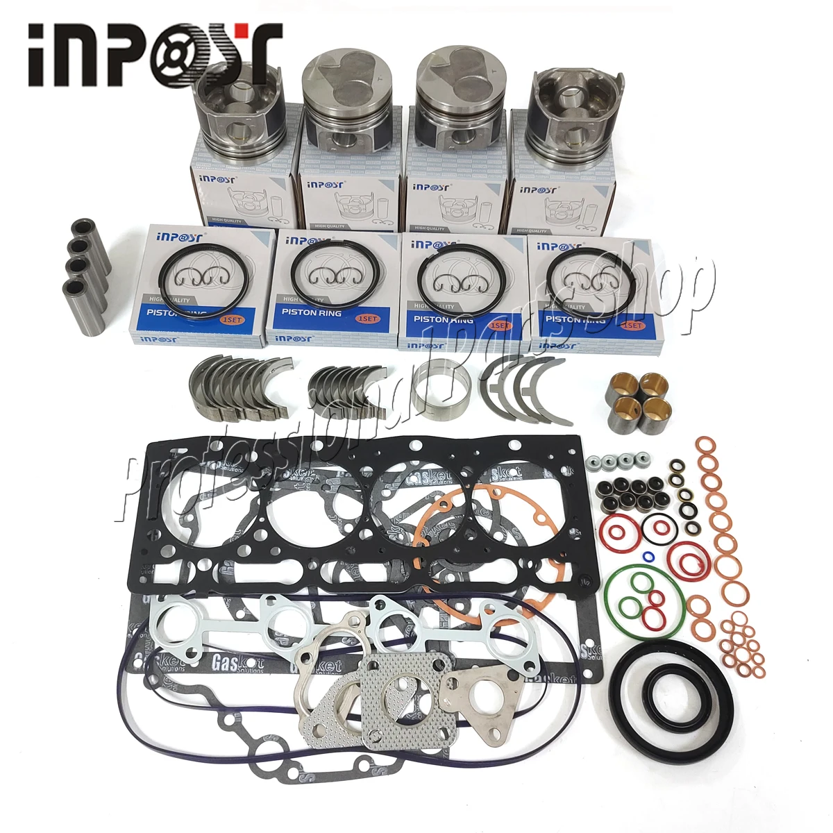 V1505 V1505-E Full Engine Overhaul Kit For Kubota B3200HSD B3300S F3680 KX71-3 KX71H KX91-2 KX91-2S Tractor