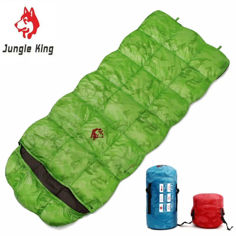 

Спальный мешок Jungle king CY550, теплый двухуровневый походный спальный мешок с утиным пухом 1,4 кг, для отдыха на открытом воздухе и путешествий