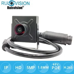 Minicámara IP HD IPC de 3MP/4MP/5MP, POE, ONVIF, P2P, RTSP, lente gran angular, cámara de seguridad de vídeo de vigilancia interior de tamaño pequeño