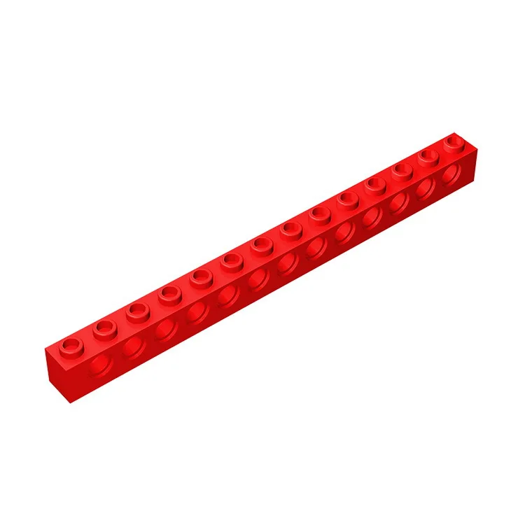 

Building Blocks Technicalalal 1x14 Perforated brick 13 holes 10PCS Compatible Assembles Particles Parts Moc Toy Gift 32018