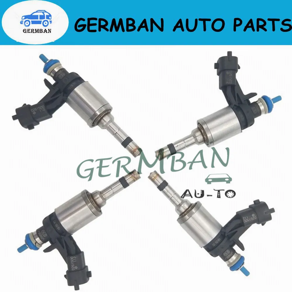 

12636111 4X Fuel Injector 0261500089 For Buick Regal Verano Chevrolet HHR Saturn 2.0L Turbo 0261500112 M1411, M1419