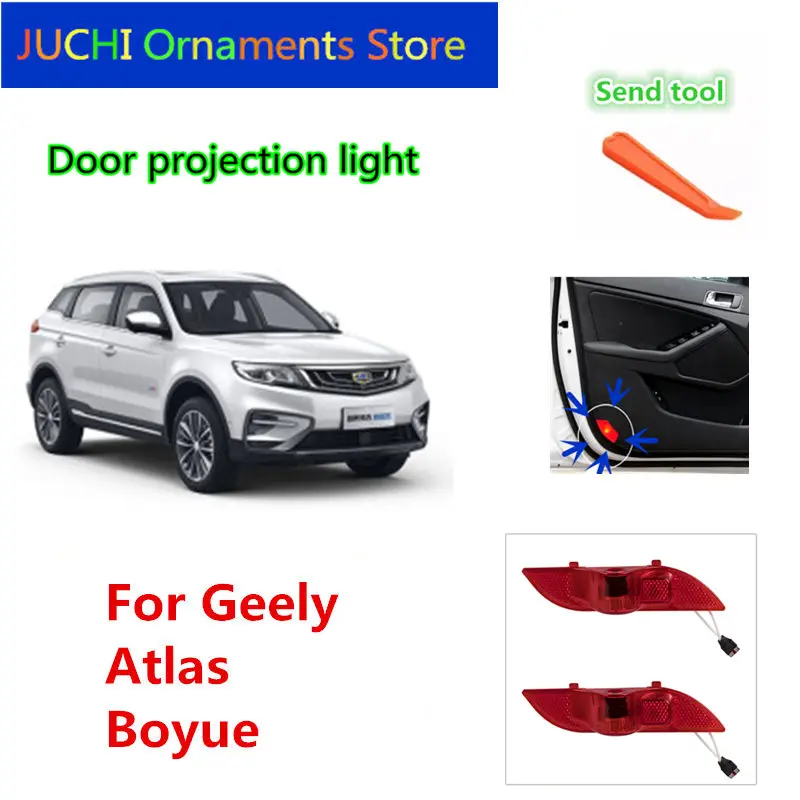 Car Door Welcome Light Floor Light For Geely Atlas Proton X70 Boyue NL-3