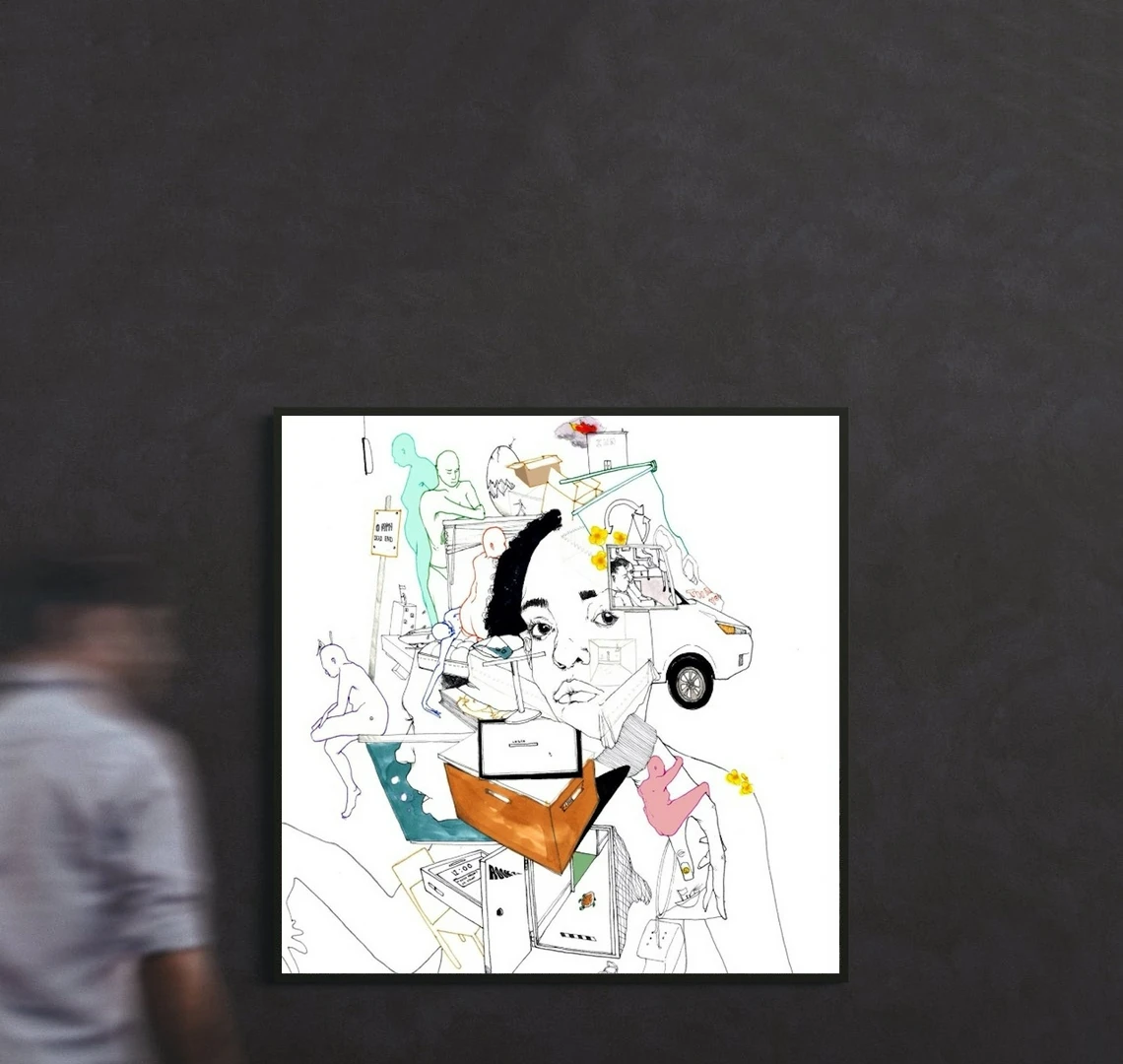 Noname Room 25 ألبوم موسيقى ملصق لوحة جدران المنزل الديكور (بدون إطار)