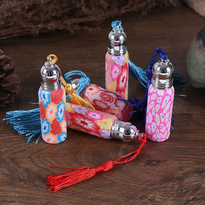 1 piece/4 piece brand new glass perfume roller bottle essential oil bottle mini cute refillable perfume bottle