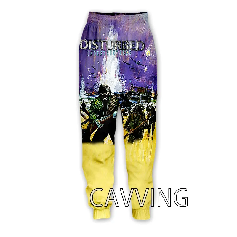 

CAVVING 3D Print Disturbed Rock Band Casual Pants Sports Sweatpants Straight Pants Sweatpants Jogging Pants Trousers