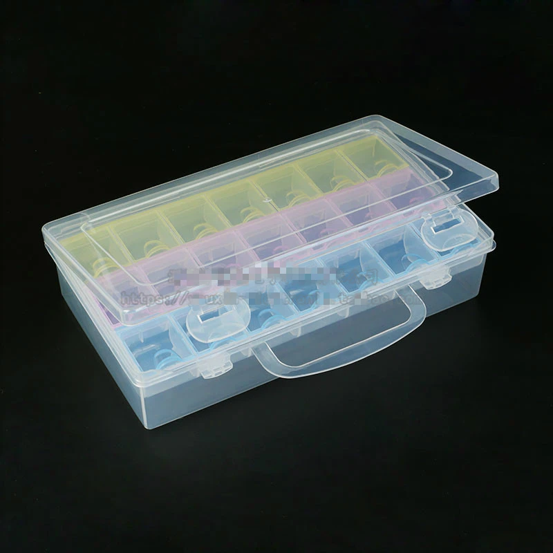 携帯電話修理用多機能収納ボックス,部品,ネジ,ガラス,パッチ要素用ボックス,21グリッド