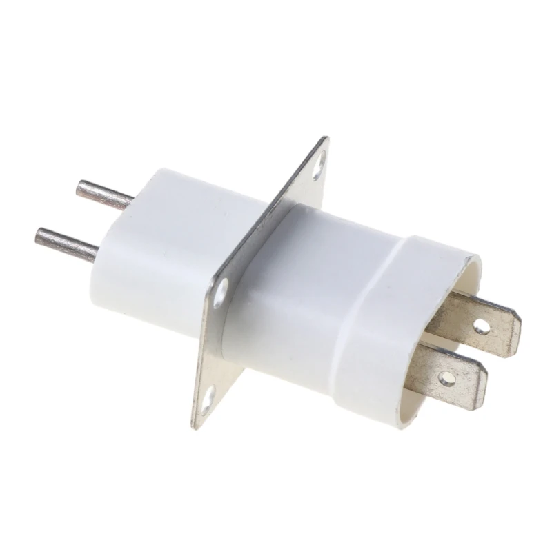 Home Electronic Microwave Oven Magnetron Filament 4 Pin Socket Converter White Dropshipping