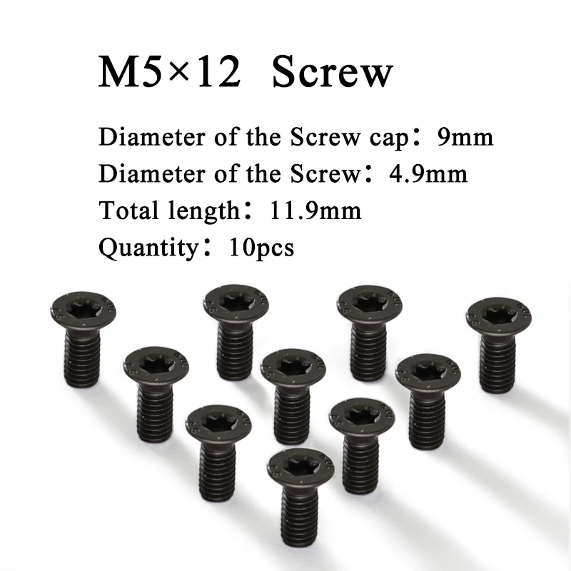 M5 * 12ネジボルト10個木工用交換超硬インサート14 × 14 × 2.0または15 × 15 × 2.5にスパイラルカッターヘッド