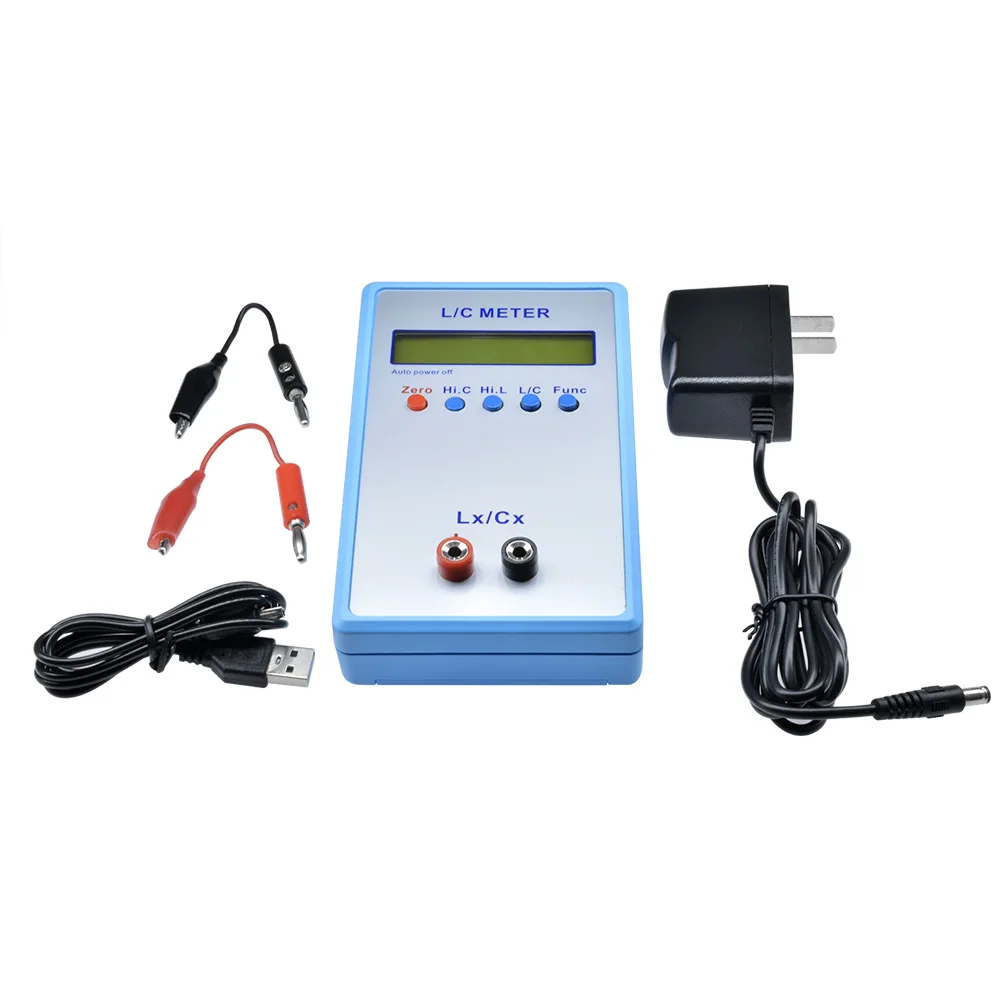 LC200A Inductance Inductor Capacitance Capacitor L/C Multimeter Meter Tester Capacitance Digital LCR Meter