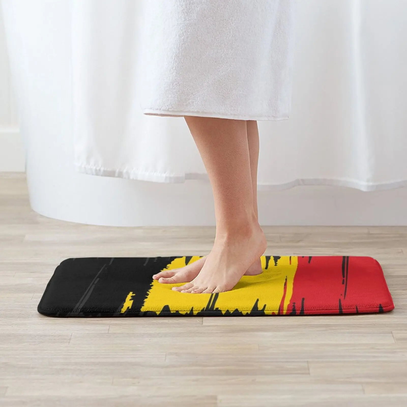 Belgium Flag Belgian Country Europe Gift Design Soft Non-Slip Mat Rug 2766 Carpet Cushion Belgium Flag Belgian Country