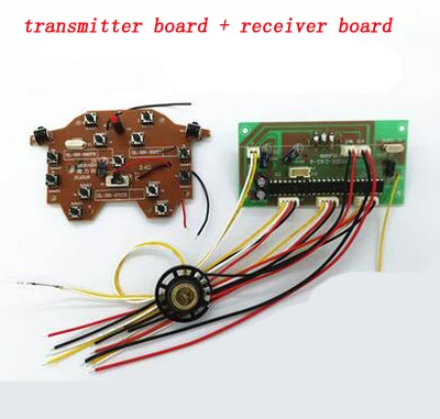 15CH 2.4G Radio Receiver DC 3V Transmitter 3.6-8.4V Receiver Board for Huina 350/ 550 50m Wireless Remote Control Diy Part