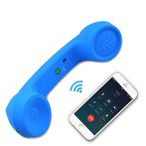 Teléfono inalámbrico Retro Bluetooth para portátiles y teléfonos móviles Pop Phone, receptor de teléfono Retro inalámbrico