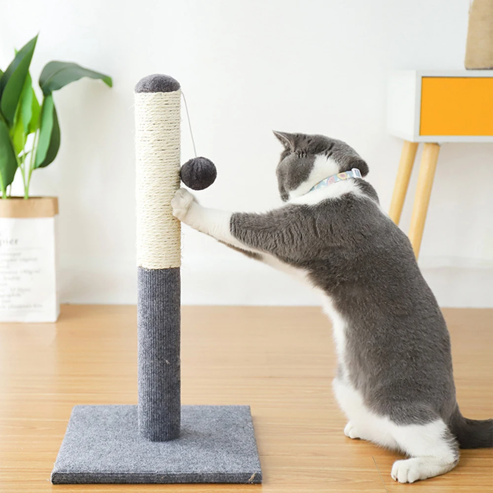 Cat Scratching Posts Sisal Cat Tree Kitten Claw Grinding Toys Cat Furniture Saviour Sisal Scratching Pads Board Pet Jumping Toy