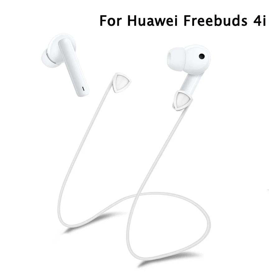 Cinturino per auricolari in Silicone per Huawei Freebuds 4i TWS cuffia cavo anti-smarrimento corda per cavo per Freebuds accessorio 4i