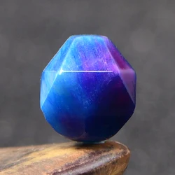 5A Natural Blue Tiger Eye Quartz Crystal Single Bead DIY Beads Jewelry Making